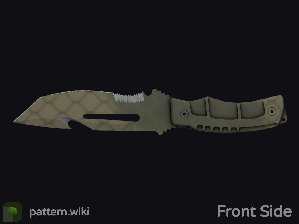 Survival Knife Safari Mesh seed 42