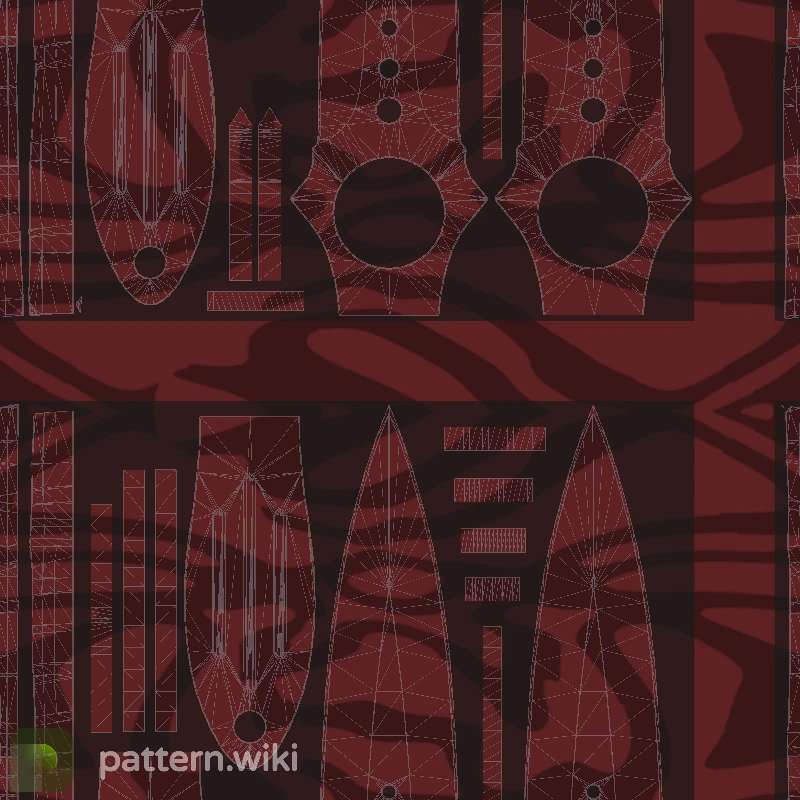 Skeleton Knife Slaughter seed 957 pattern template