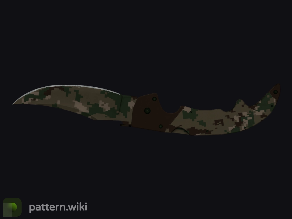 Falchion Knife Forest DDPAT seed 4