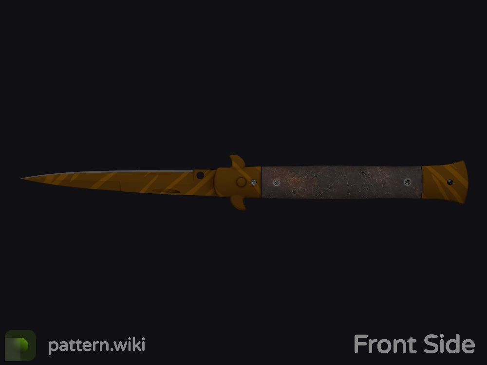 Stiletto Knife Tiger Tooth seed 872