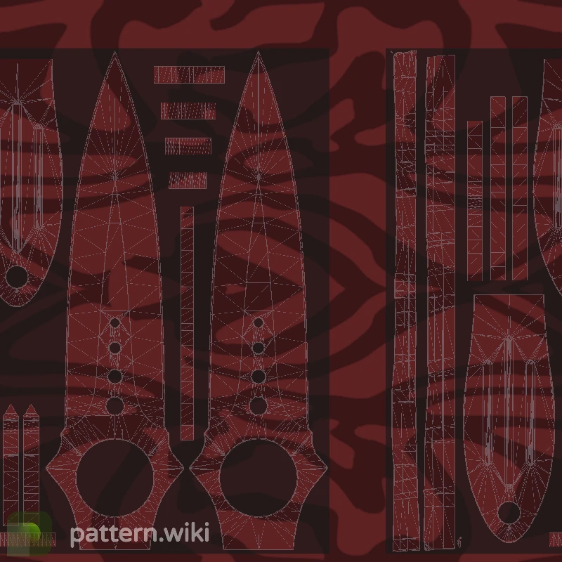 Skeleton Knife Slaughter seed 634 pattern template