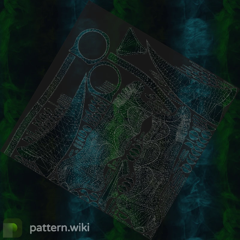 Karambit Gamma Doppler seed 247 pattern template