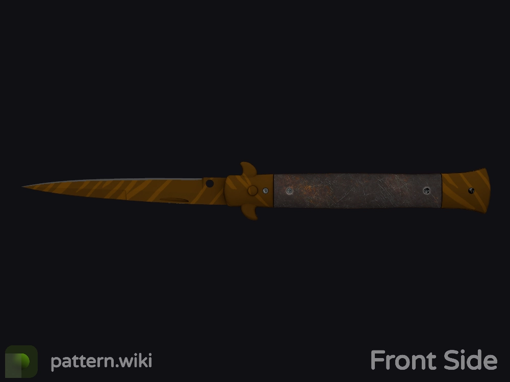 Stiletto Knife Tiger Tooth seed 557