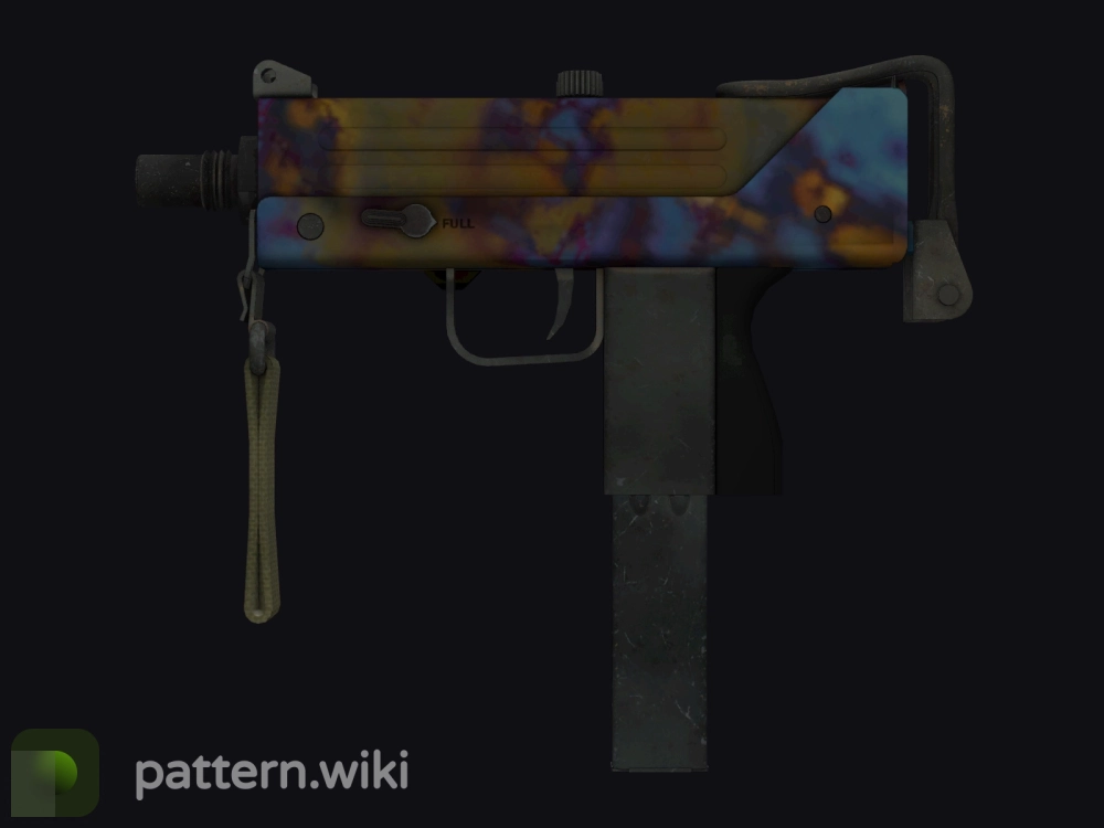 MAC-10 Case Hardened seed 732