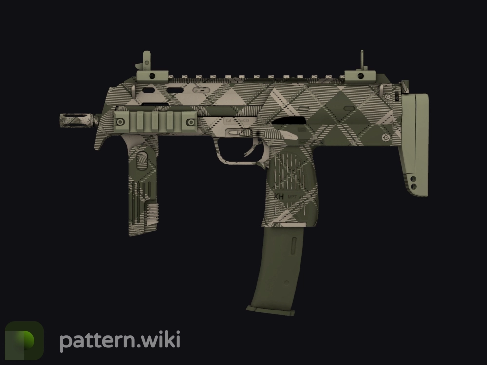 MP7 Olive Plaid seed 989