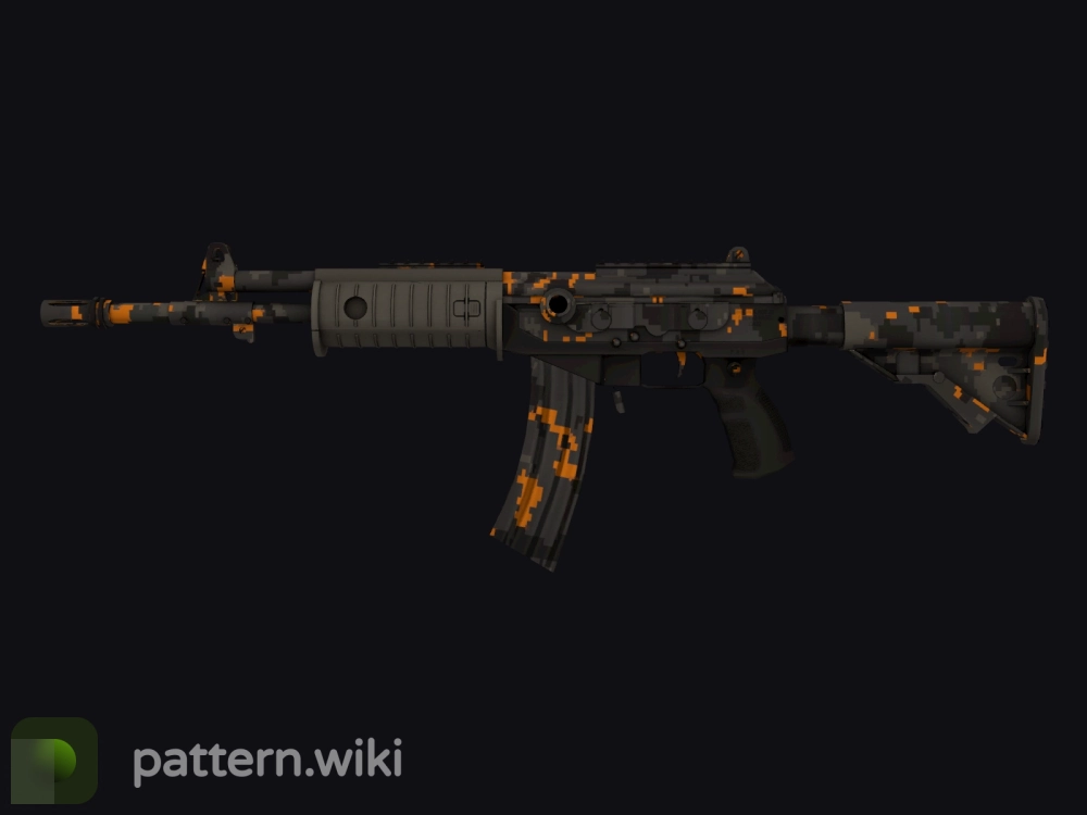 Galil AR Orange DDPAT seed 345