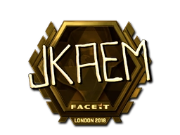 Sticker jkaem (Gold) | London 2018 preview