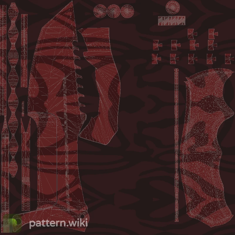 Huntsman Knife Slaughter seed 254 pattern template