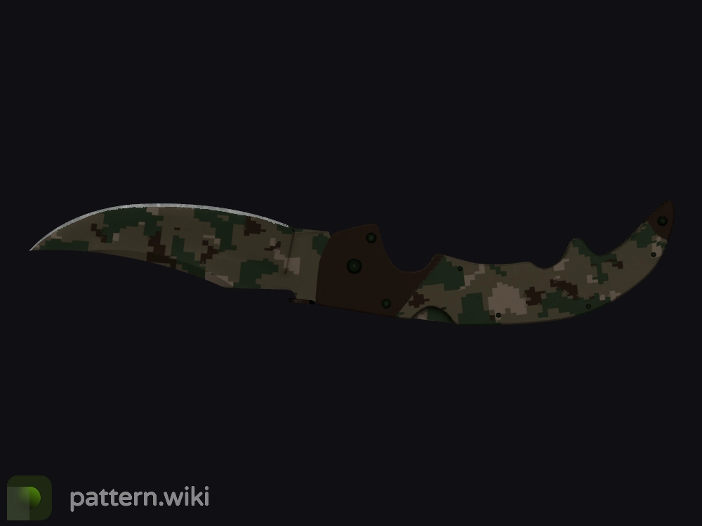 Falchion Knife Forest DDPAT seed 260
