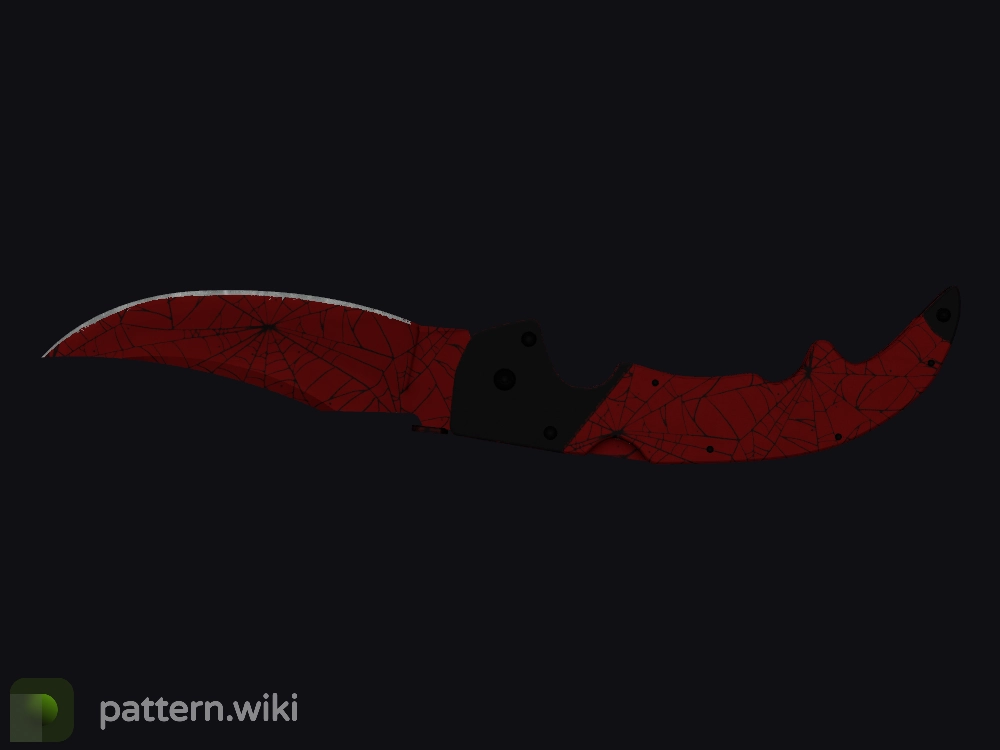 Falchion Knife Crimson Web seed 401