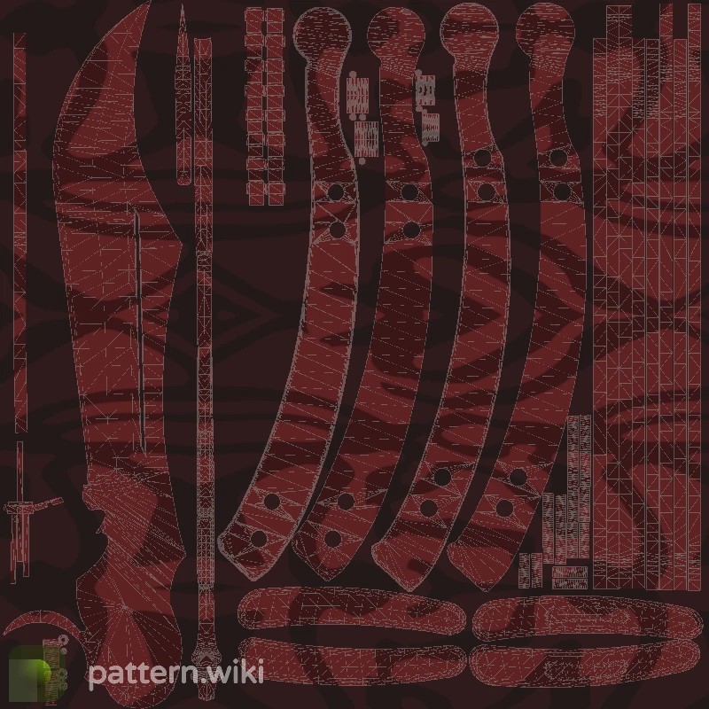 Butterfly Knife Slaughter seed 104 pattern template