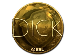 Sticker DickStacy (Gold) | Katowice 2019 preview