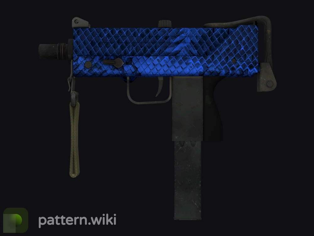 MAC-10 Lapis Gator seed 866