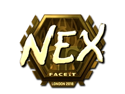 Sticker nex (Gold) | London 2018 preview