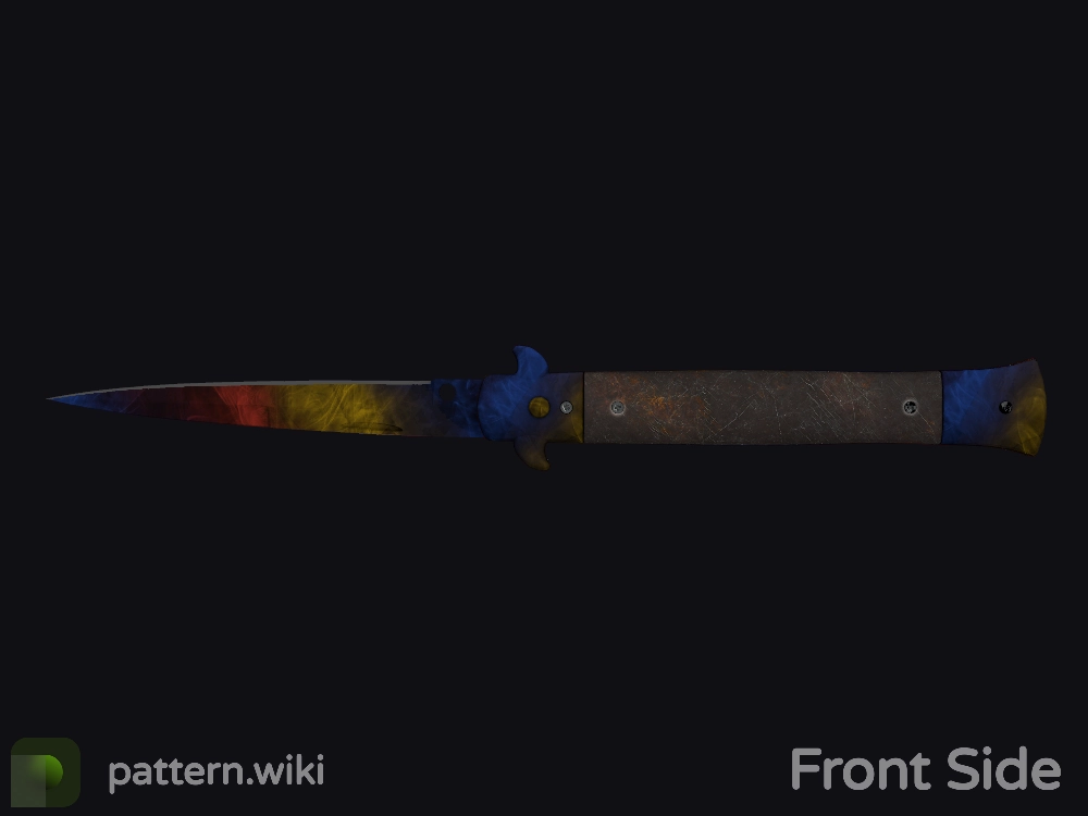 Stiletto Knife Marble Fade seed 556