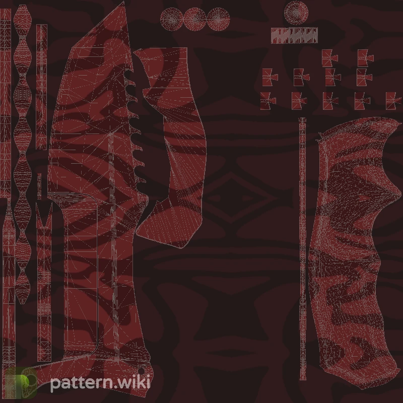 Huntsman Knife Slaughter seed 606 pattern template