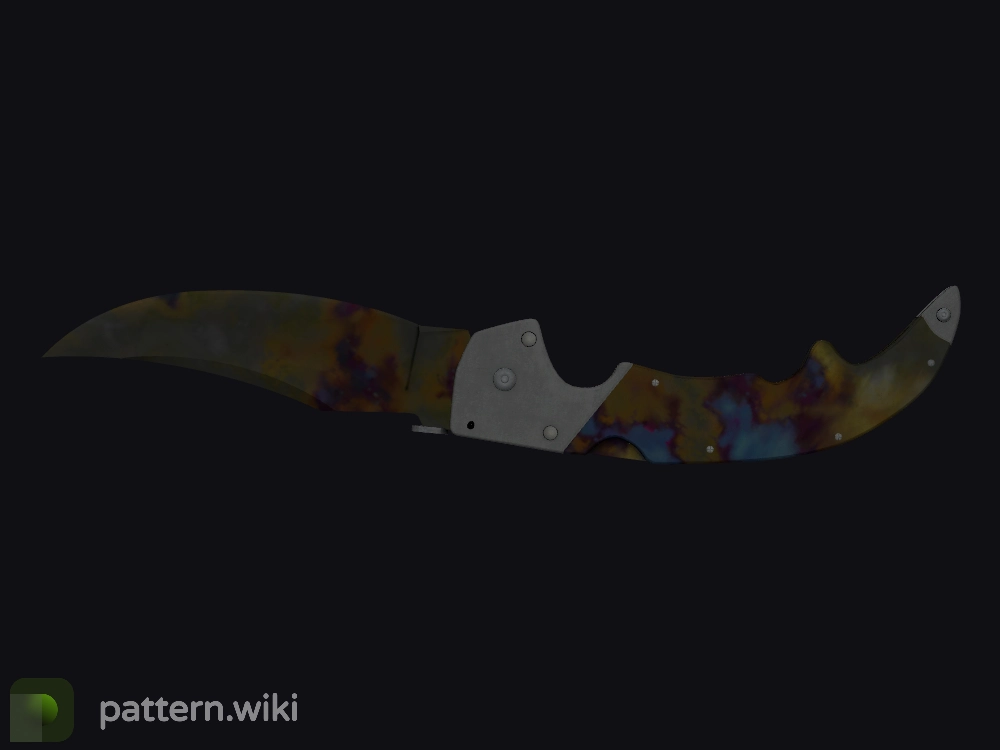 Falchion Knife Case Hardened seed 97