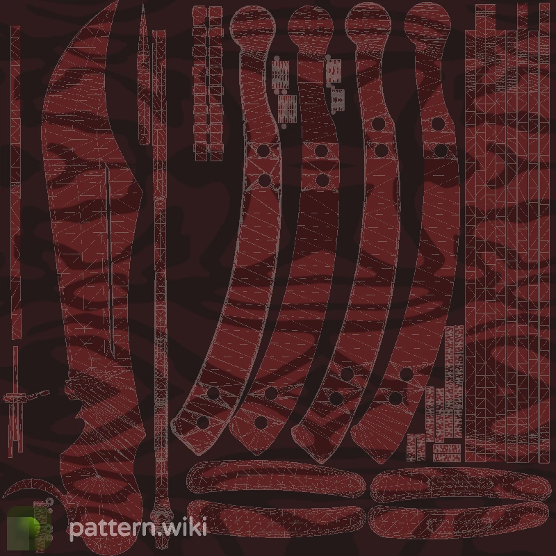 Butterfly Knife Slaughter seed 502 pattern template