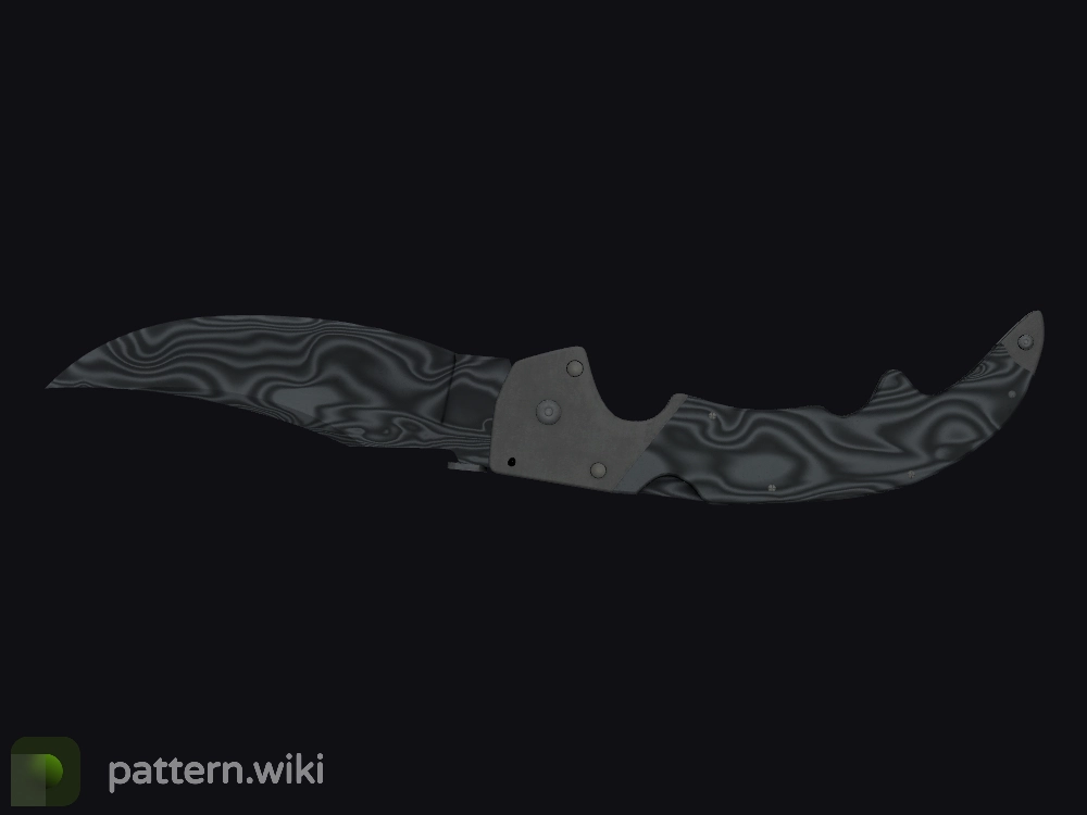 Falchion Knife Damascus Steel seed 853