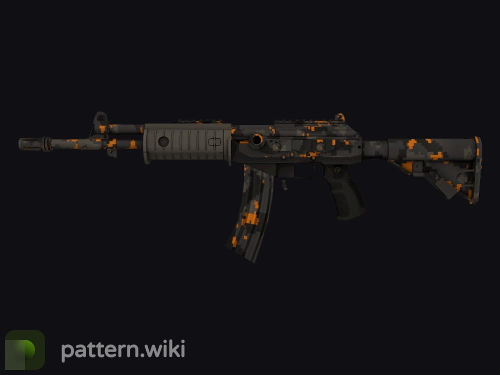 Galil AR Orange DDPAT seed 871