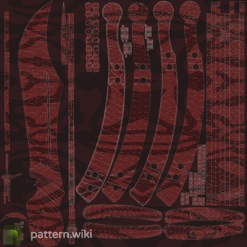 Butterfly Knife Slaughter seed 48 pattern template