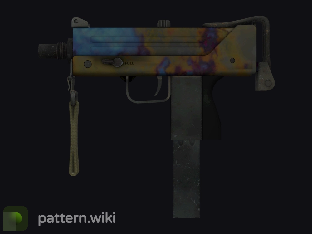 MAC-10 Case Hardened seed 829