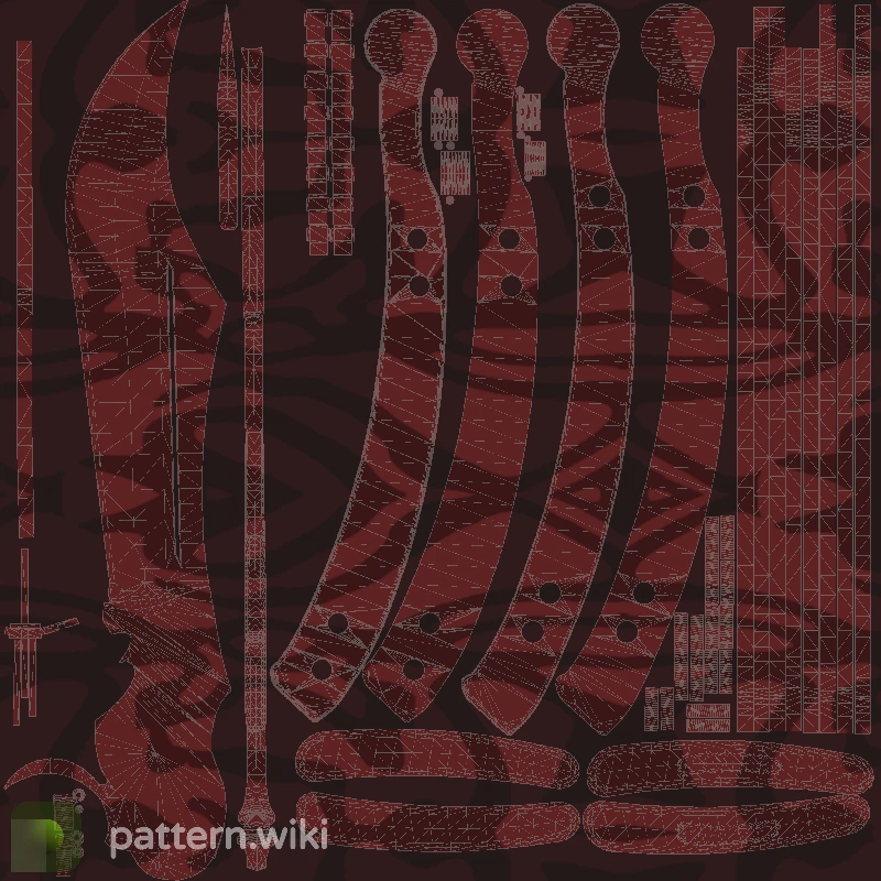 Butterfly Knife Slaughter seed 858 pattern template