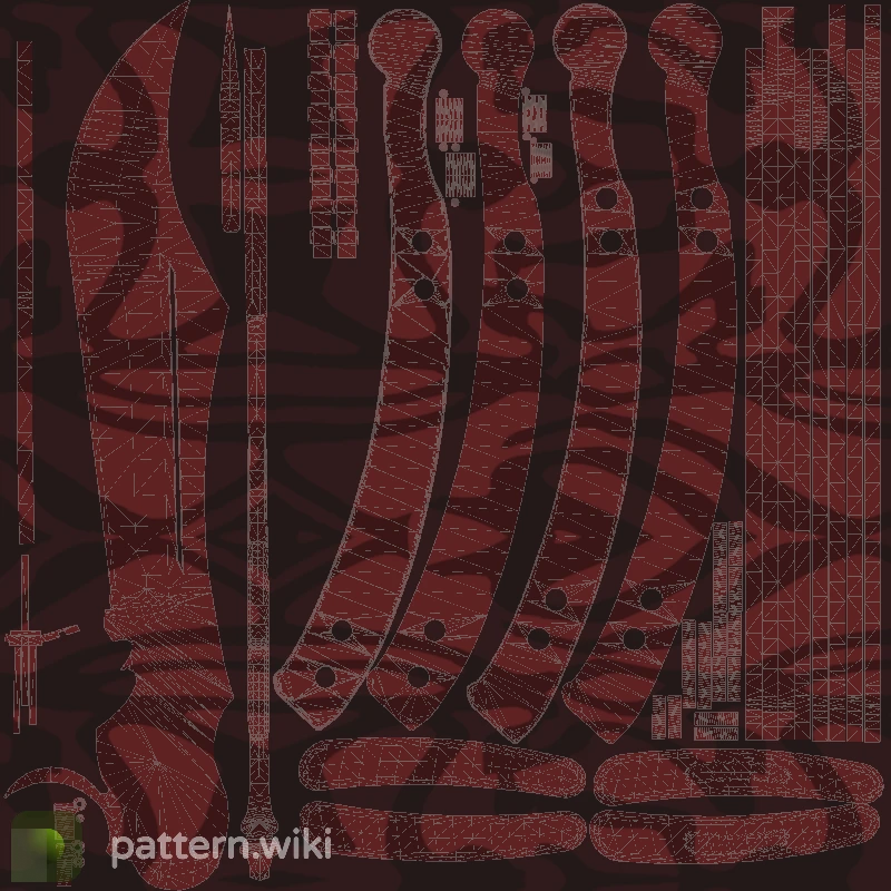 Butterfly Knife Slaughter seed 409 pattern template