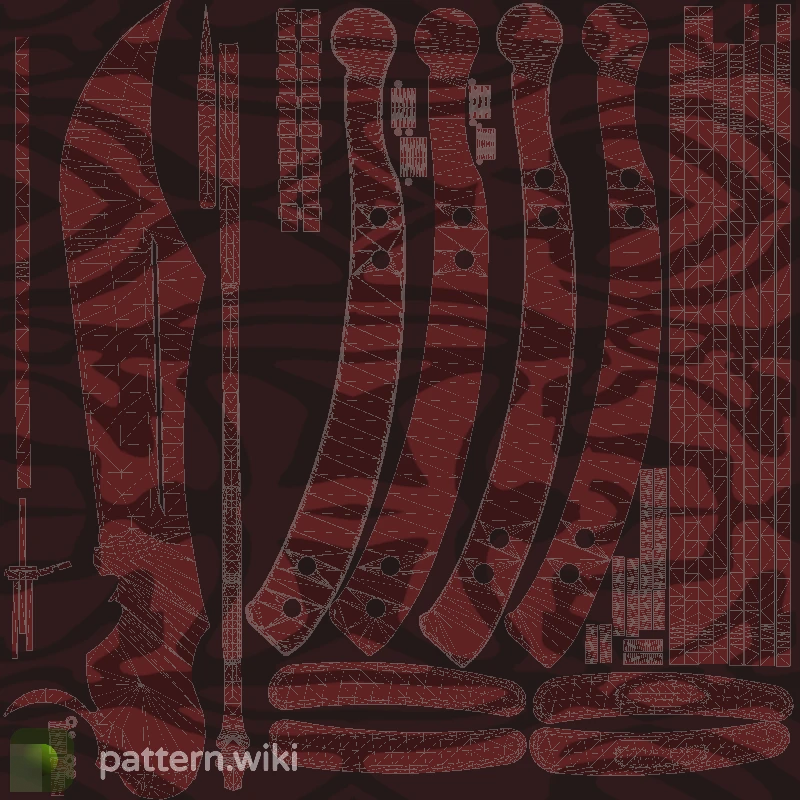 Butterfly Knife Slaughter seed 397 pattern template