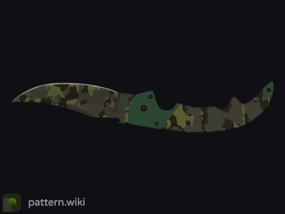 Falchion Knife Boreal Forest seed 337