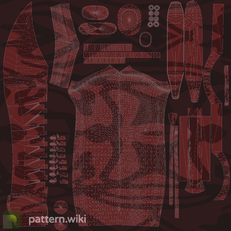 Bowie Knife Slaughter seed 348 pattern template