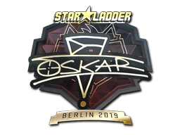 Sticker oskar (Gold) | Berlin 2019 preview