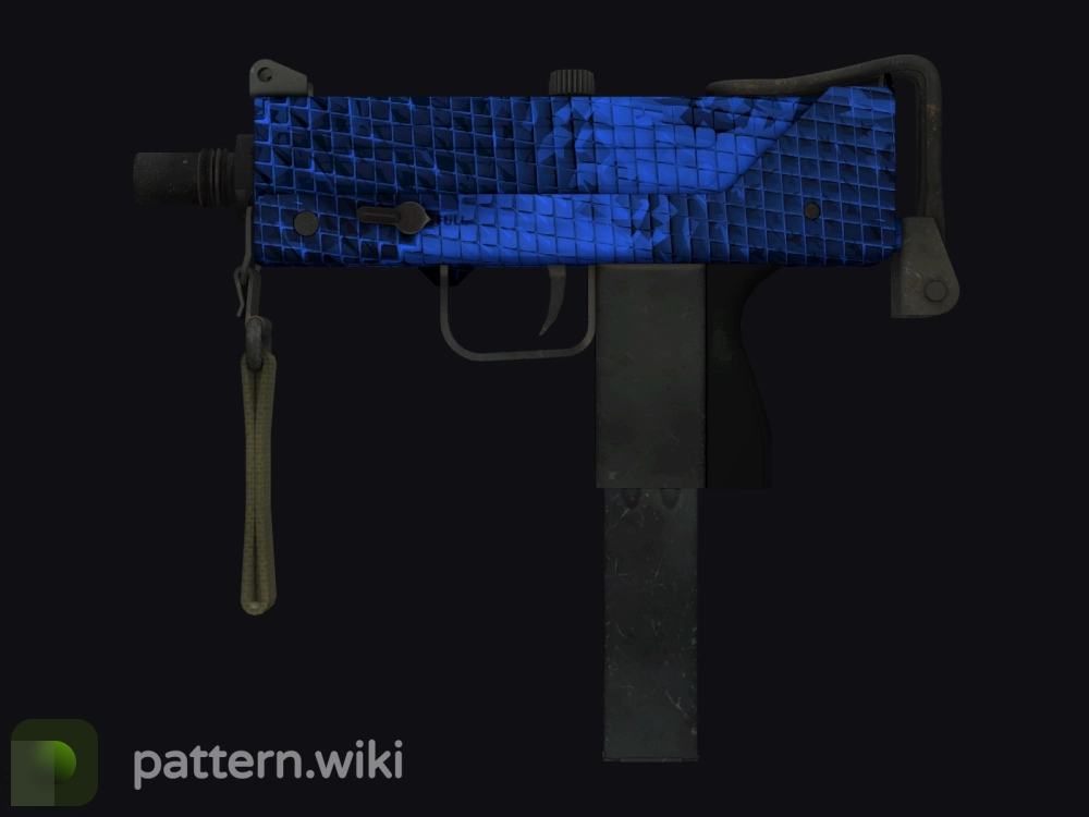 MAC-10 Lapis Gator seed 963