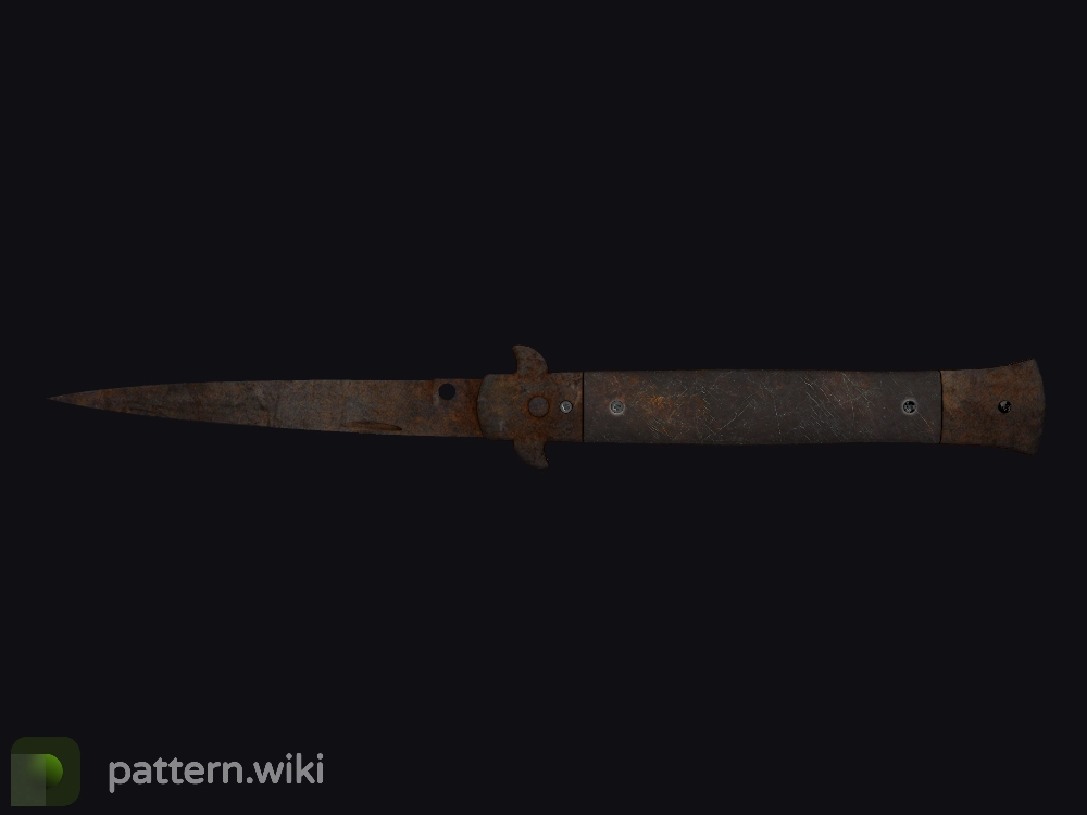 Stiletto Knife Rust Coat seed 818