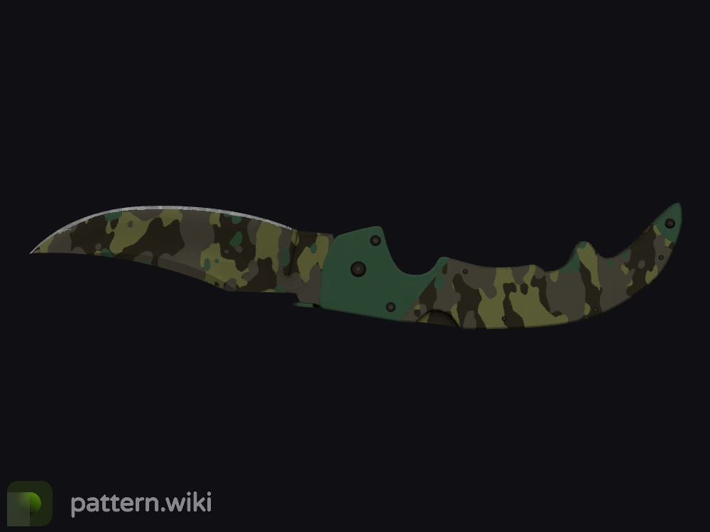 Falchion Knife Boreal Forest seed 543