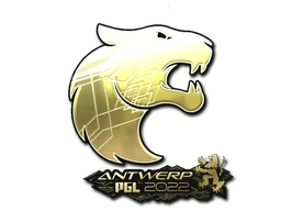 Sticker FURIA (Gold) | Antwerp 2022 preview