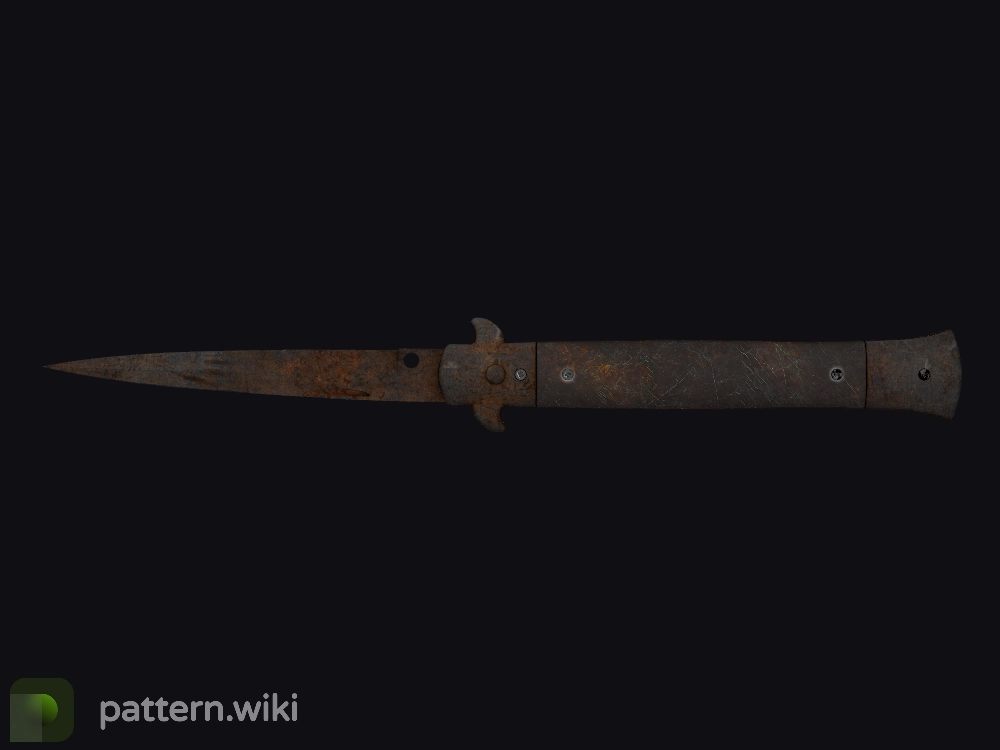 Stiletto Knife Rust Coat seed 864