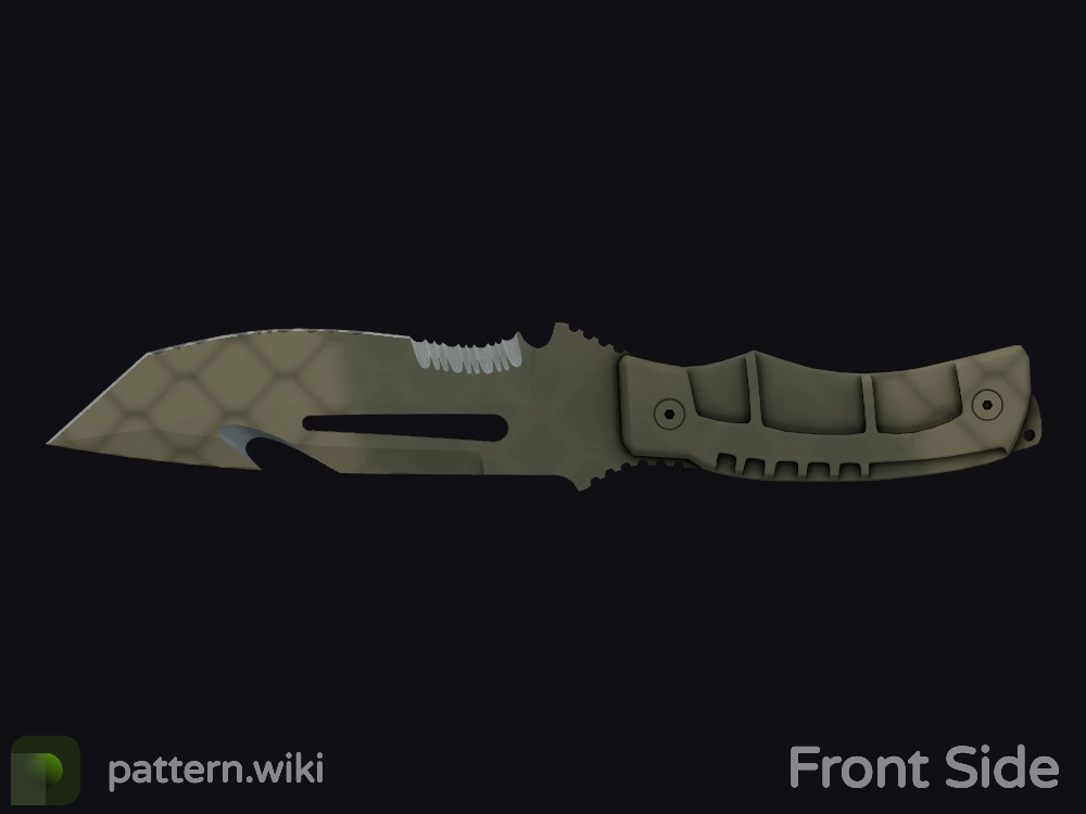 Survival Knife Safari Mesh seed 373