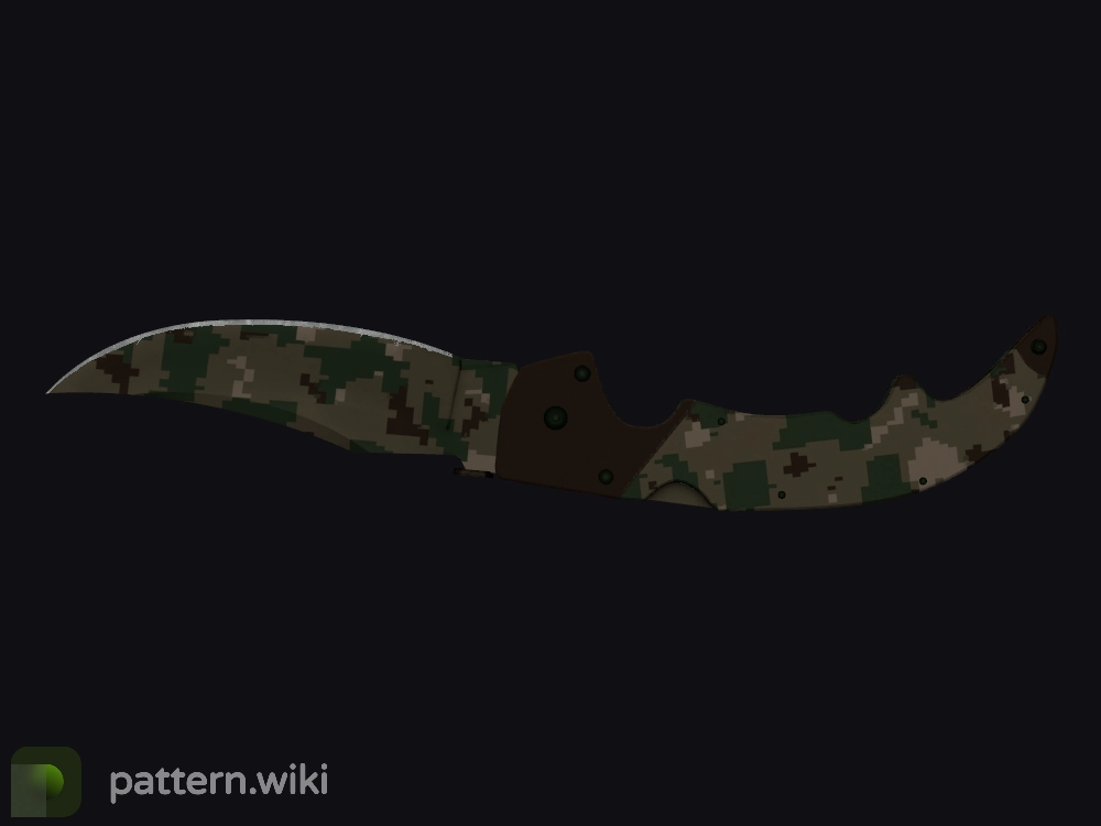 Falchion Knife Forest DDPAT seed 523