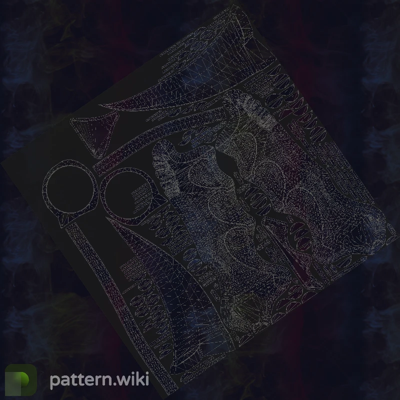 Karambit Doppler seed 999 pattern template