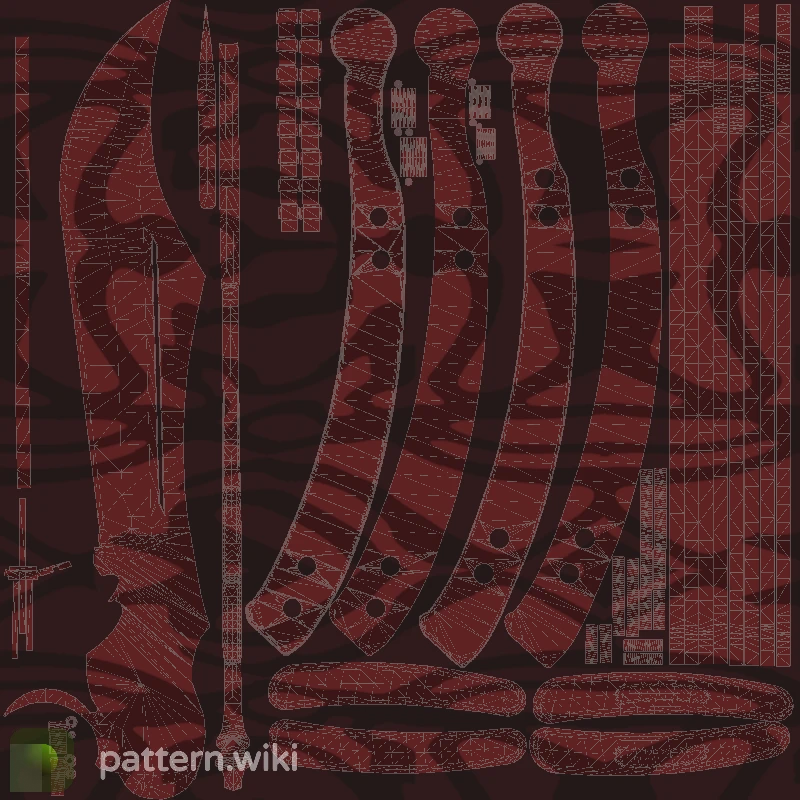 Butterfly Knife Slaughter seed 553 pattern template