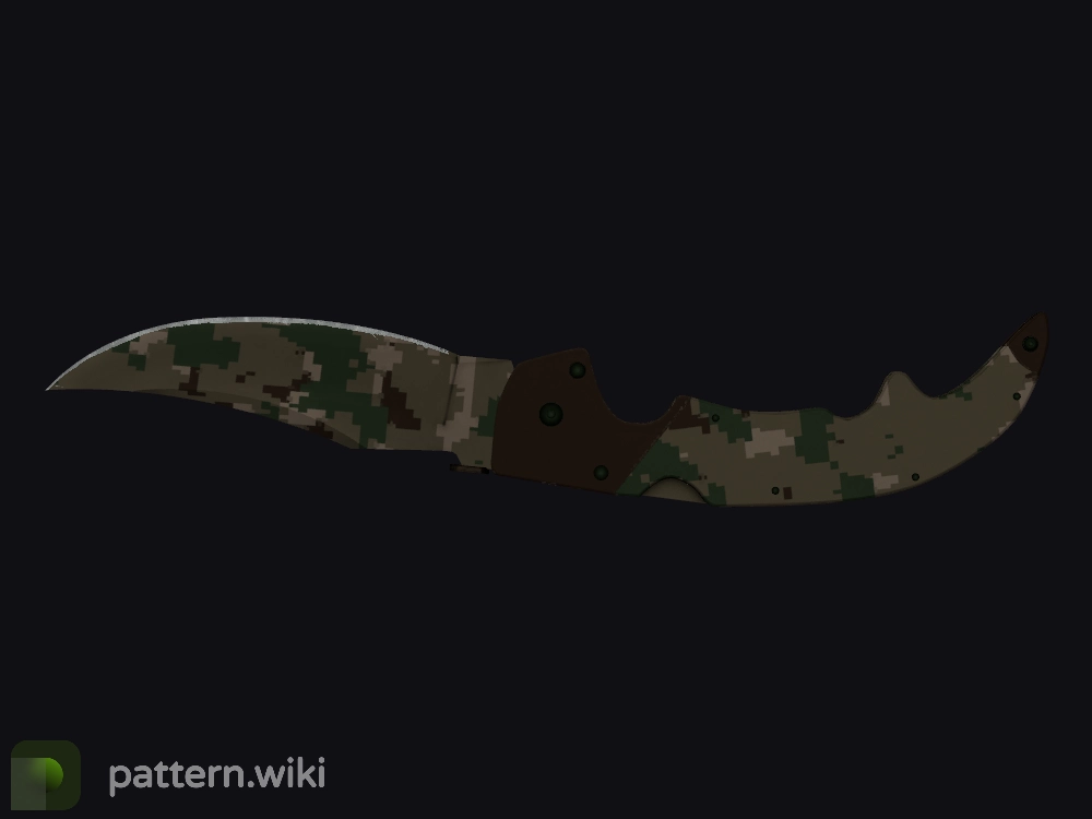 Falchion Knife Forest DDPAT seed 154