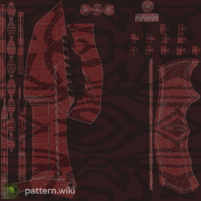 Huntsman Knife Slaughter seed 88 pattern template