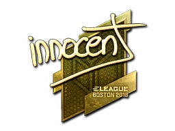 Sticker innocent (Gold) | Boston 2018 preview