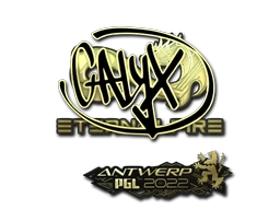 Sticker Calyx (Gold) | Antwerp 2022 preview