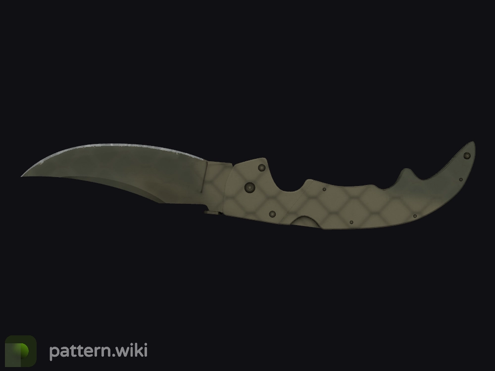 Falchion Knife Safari Mesh seed 388