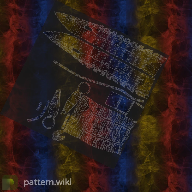 M9 Bayonet Marble Fade seed 680 pattern template