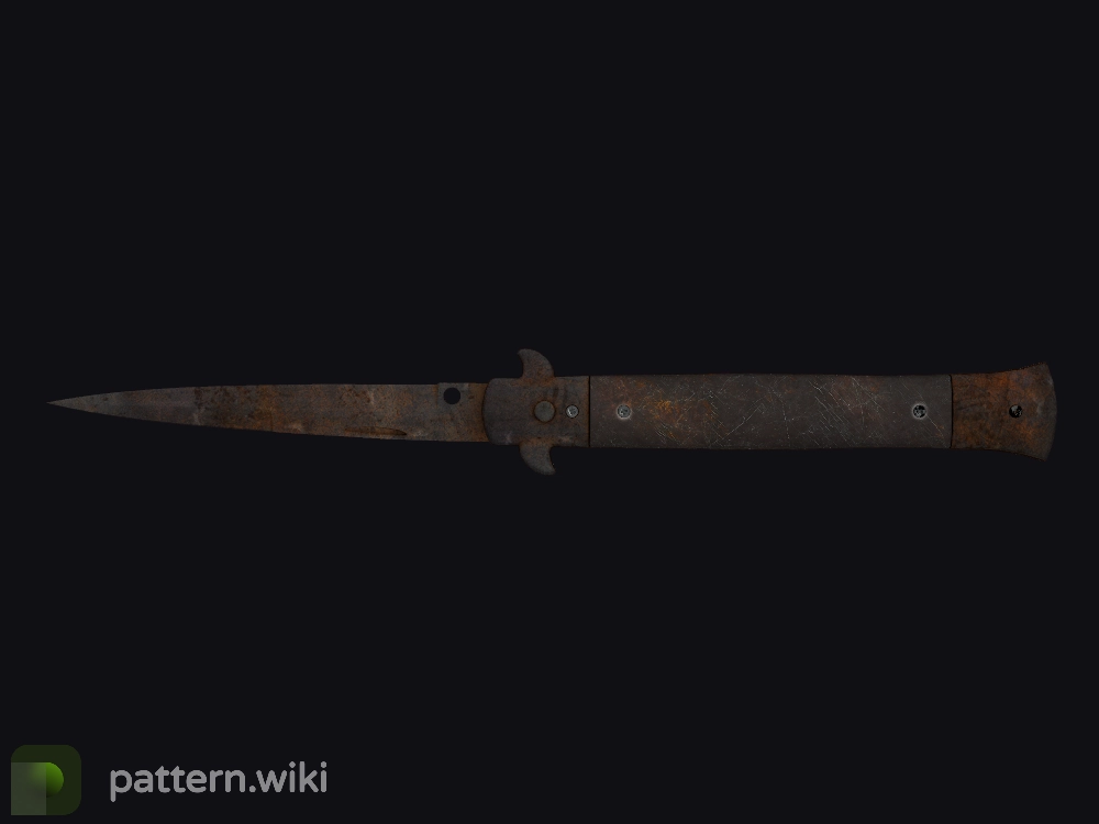 Stiletto Knife Rust Coat seed 317