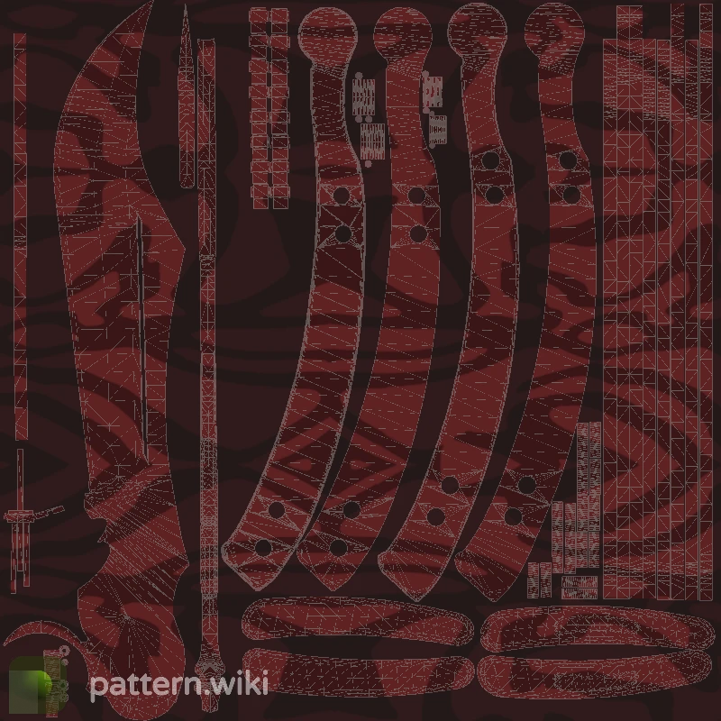 Butterfly Knife Slaughter seed 834 pattern template