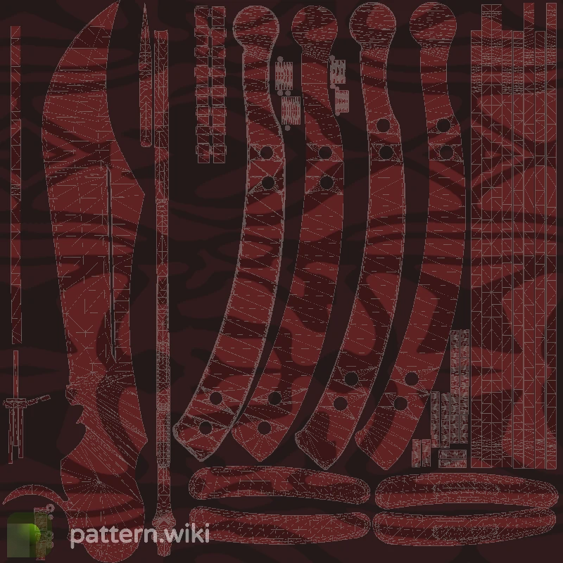 Butterfly Knife Slaughter seed 564 pattern template